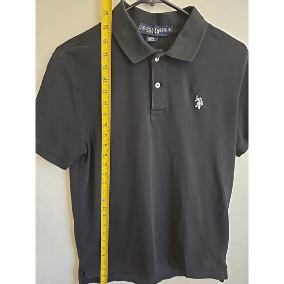U.S. Polo Assn. Men's Polo Shirt Black sz Small 100% Cotton Luxury Feel RN#98826 - Picture 7 of 11
